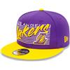 New Era Los Angeles Lakers Wordmark Viola Snapback Cap 9Fifty 950 S M Basecap