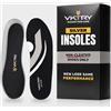 VKTRY Silver Performance Solette - Inserti compositi in fibra di carbonio per atleti | Supporto plantare leggero e strutturato, assorbimento degli urti, ritorno energetico, stabilità