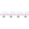 4 Pack Decorazioni Per Matrimoni Anello in Silicone Donna Fede Nuziale Da