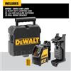 DEWALT LIVELLA LASER DeWALT DW088CG con raggio verde, 2 linee orizzontale e verticale