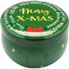 GRUSS & CO 49956 - Candela Merry X-Mas, barattolo di cera di soia vaniglia