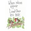 Heritage Crafts Heritage PURA1455-A - Kit per punto croce, motivo: Quando appare Robins, 10,5 x 17 cm