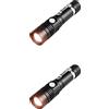 per torcia LED ricaricabile USB 1000 lumen zoomabile alloggiamento in lega di