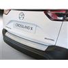 RGM Protezione paraurti Posteriore ABS Compatibile con Opel Crossland X 2017- Nero 'Ribbed'