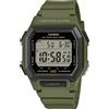 Casio Orologio digitale oliva CASIO Collection W-738H-3AJF allarme vibrazione 42,8 mm