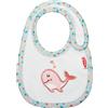 Heless 285 285-Doll Accessories Bib in Whale Bobby Design, for Dolls and Cuddly