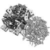 100 Sets Comode Clip Per Recinzioni Pinza Recinzione Morsetti Funi Metalliche