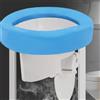 Flangia WC in gomma con guarnizione antiperdite e valvole chiuse a gravi