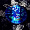 Disco energetico doppia bobina per Tesla con cromoterapia e per benefici chakra