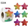 2 Adesivi Spaziali per stella Self Paster 5cm Rotolo 500 per Bambini Ricompens