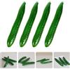 4 Pcs Oggetti Di Scena Per Cetrioli Cetriolo Decorativo Simulazione