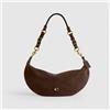 Coach Borsa a tracolla Coach Paige CEN34 B4Z5D in pelle scamosciata cioccolato fond...