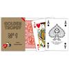 Modiano Poker Golden Trophy Rosso - Carte da Ramino e Poker 100% Plastica - Ideali per Burraco Canasta Scala 40 Solitari - 100% Made in Italy