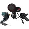 No QS-S4 36V-60V Kit Display LCD Acceleratore a Pollice + Chiave Blocco Accens7607