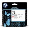 HP 73 Nero Opaco e Rosso Cromatico, Testina di Stampa Originale | Compatibile con HP DesignJet Z3200, 500 pagine (CD949A)