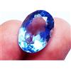 Certificato Topazio Blu Ovale Forma 5.25 KT Loose Gemma Con Omaggio