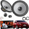 Hertz Evotuning Hertz K165 Kit Casse Woofer Tweeter con adattatori per Anteriore Fiat Bravo 198