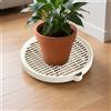 Sottovaso Rotondo con Ruote Robusto Sottovaso con Ruote Resistente per Casa