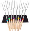 TINA.WIN 8 Pezzi Spiedini Telescopici Per Griglia（31cm -