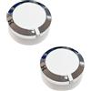 No 2 Pezzi WE01X24552 Manopola di Controllo Timer Asciugatrice di Ricambio Ada8385