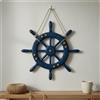 Timone in Legno Tema Nautico Timone Decorativo Rustico per Bar