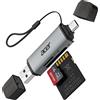 Acer Lettore di schede SD SD Card Reader USB C e USB 3.0 Adattatore Micro SD