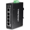 ‎TRENDnet TRENDnet 5-Port Hardened Industrial Gigabit DIN-Rail Switch, TI-G50, 10 Gbps Swi