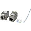 EFB-Elektronik INFRALAN - Modular Input - RJ-45 - Silver (E-200100)