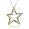 Comete Collana Comete Donna in Oro bianco Diamante 0.13 Ct GLB392