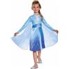 Smiffys Disguise Costume Elsa Frozen 2 Classico Bambina, Blu Regina Delle Nevi Costume,