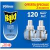 Raid Liquido Elettrico Antizanzare da Interno Inodore 120 Notti 2 Ric Efficace
