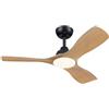 Philips Olas, Ventilatore a soffitto LED, 3 pale, 106 cm, Nero