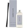 CANDLY & CO Candly&Co No. 6 Galbano - Sandalo/Bastoncini profumati di lusso/Confezione di ricarica/Bottiglia di vetro trasparente/ 8 bastoncini/ 200ml/ Galbano, Sandalo, Cardamomo, Ambra, Papiro, Camomilla/