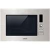 Cata MC 20 D X - Microonde da incasso, 20 litri, 60 cm, grill, 7 livelli di potenza, in acciaio inox, grigio