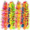 5/100PCS Hawaiana Artificiale Fiore Collana Estate Tropical Beach Tema Corona