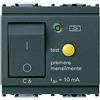 Vimar Serie Idea - Interruttore magnetotermico differenziale .1 Polo + neutro C6 10 mA Grigio