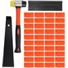 Avilia - Kit 43 Pezzi per Pavimento Laminato con Martello Ergonomico, Distanziatori a Cuneo, Blocco di Battuta e Tiralame per Installazione Fai-da-Te Precisa e Ordinata