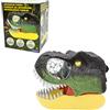 Lexibook, Maschera di Dinosauro, Mascella Mobile, Giocattolo Realistico con ruggiti ed Effetti Luminosi, Facile da Indossare, RPDINO01LXB