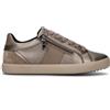 Geox Sneakers Donna Grigio Pelle Naturale, Pu D366HE-06P22-C1018-C1018-A136814