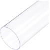 uxcell 2pz Trasparente Tubo rigido PVC Tubo 36mm ID x 38mm x 0,5 m Tubo rotondo Tubi