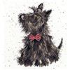 Bothy Threads Scottie Kit Punto Croce da Hannah Dale di Wrendale Design