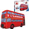 Ravensburger - 3D Puzzle London Bus, 216 Pezzi, 8+ Anni Puzzle 3D Red London Bus