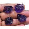 Ametista viola naturale grezza 4 pezzi 19-24 mm dimensione pietra preziosa sf...