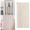 Mocoli Tenda In Macramè, Sospensione A Parete In Macramè 100x200 Cm Tenda Boho F