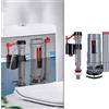 Kit Valvola Scarico Serbatoio WC Altezza 24cm la maggior parte d
