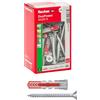 25 Tasselli Viti Fischer DuoPower 10x50 Muro Pieno Forato Cartongesso 10 mm