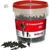 600 Chiodi a Percussione ED 18 Fischer 513848 Fissaggio Bandelle Graffette No Fo