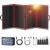 Dokio Pannello Solare 300W portatile monocristallino USB regolatore, pieghevole