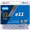 KMC Unisex's e11 EPT eBike Chain, Dark Silver, 136 Link
