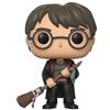 FUNKO Harry Potter Pop! Movies Vinile Figura Harry Con Firebolt & Feather Esclusiva 9